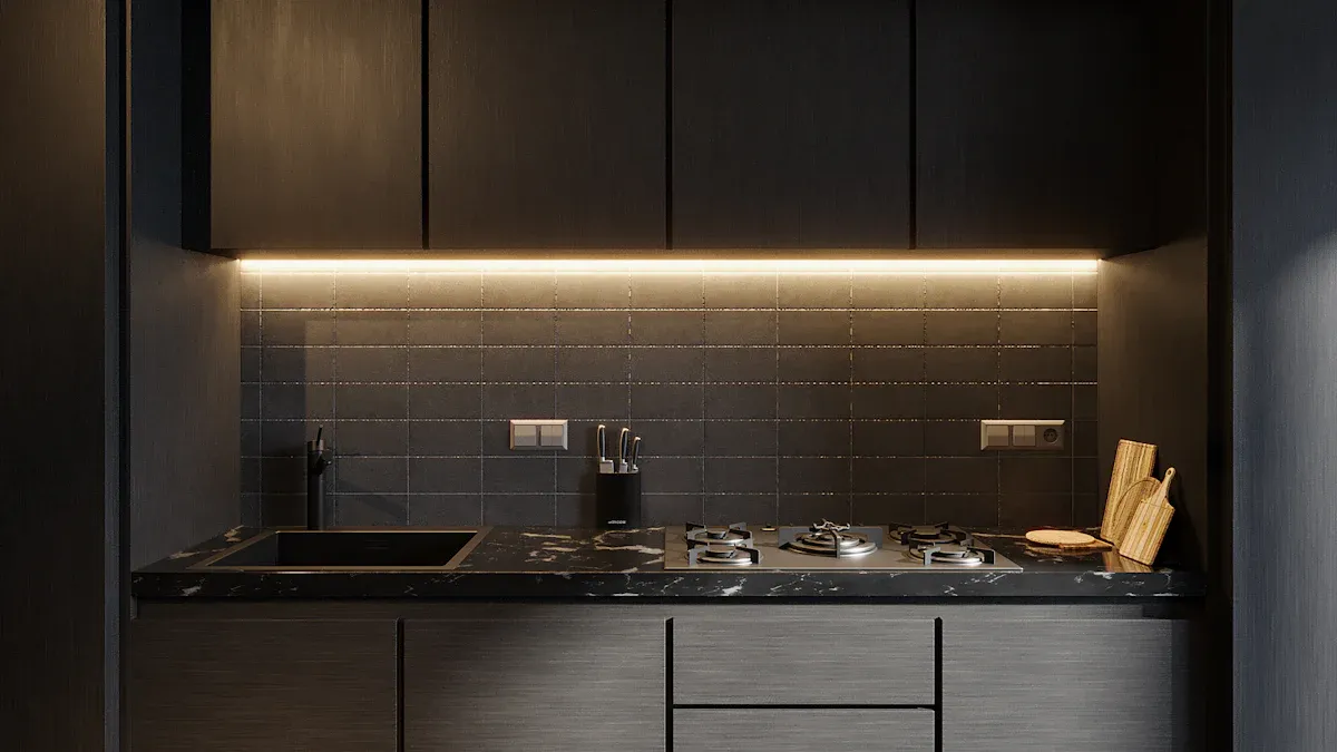 creative design ideas using LED track lighting