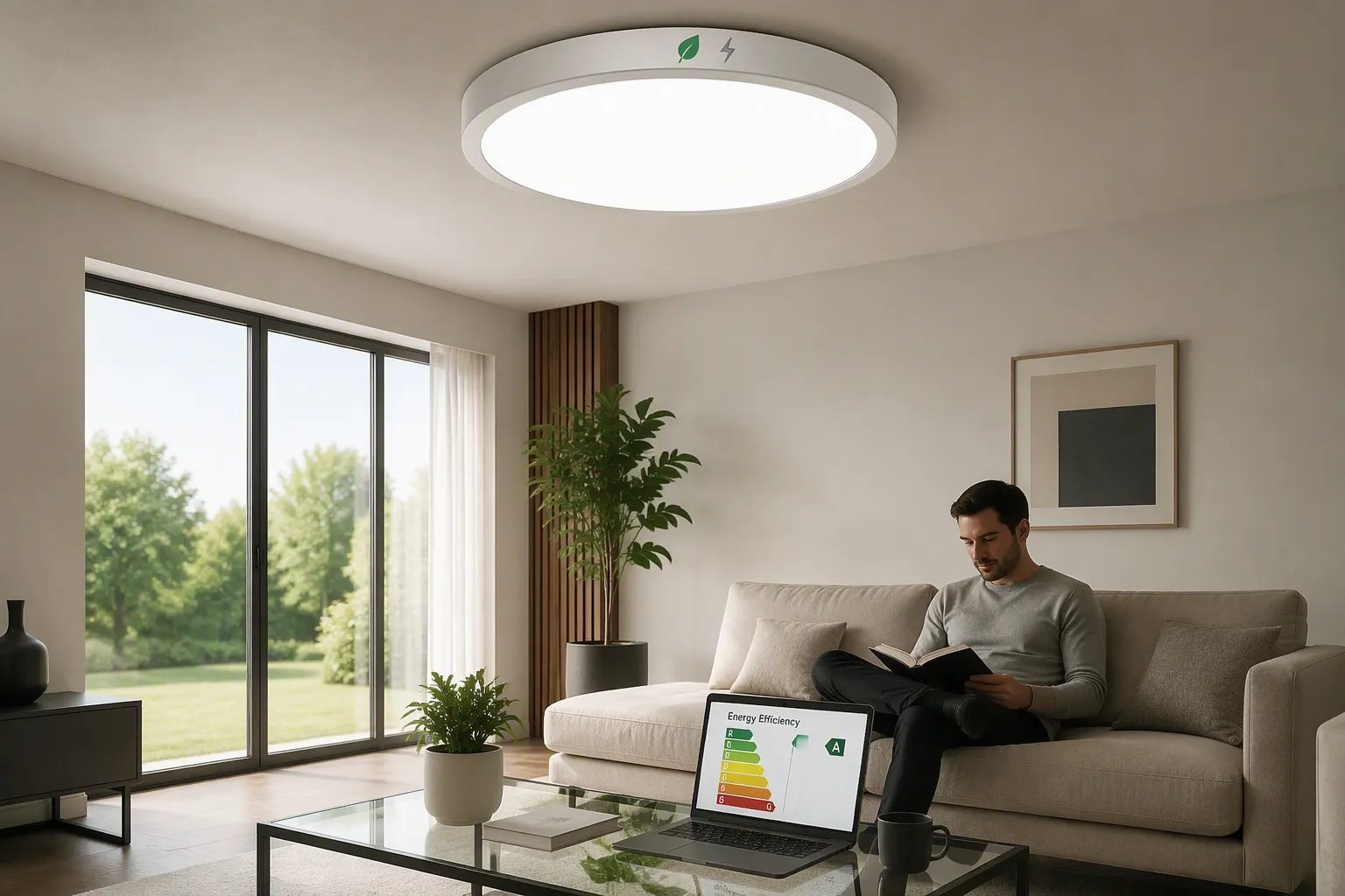 what makes LED ceiling lights energy efficient