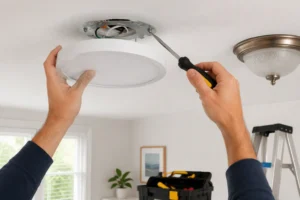 Steps to upgrade your old ceiling lights to LED fixtures